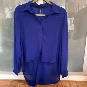 LF Cobalt Silk Top